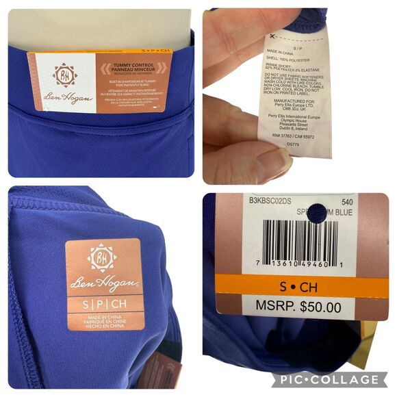 Ben Hogan Golf Skort Women's SMALL Purple Tennis UPF 50 Tummy Control Outdoor - Picture 5 of 13